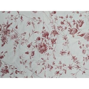 Ikea Alvine Skon Duvet Cover Full Double White Red Floral Toile French Country